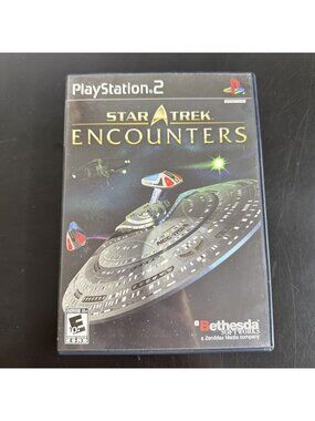 Star Trek Encounters PS2 CIB W/ Manual - PlayStation 2